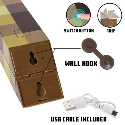 Minecraft Themed Torch LED Night Light